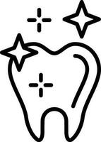 gesund Zahn Vektor Symbol Design