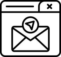 senden Mail Vektor Symbol Design