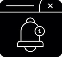 Benachrichtigung Glocke Vektor Icon Design