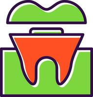 Dental Krone Vektor Symbol Design