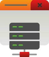 Server-Vektor-Icon-Design vektor