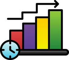 bar Diagram vektor ikon design