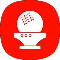 golf boll vektor ikon design