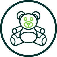 Teddybär-Vektor-Icon-Design vektor