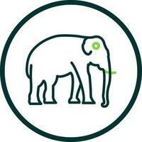 Elefant-Vektor-Icon-Design vektor