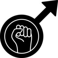 Feminismus Vektor Symbol Design