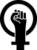 Feminismus Vektor Symbol Design