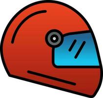 Helm-Vektor-Icon-Design vektor