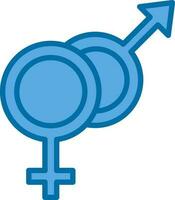 Gender-Vektor-Icon-Design vektor