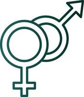 Gender-Vektor-Icon-Design vektor