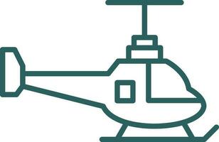 Hubschrauber-Vektor-Icon-Design vektor