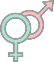 Gender-Vektor-Icon-Design vektor