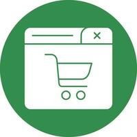 Einkaufen online Vektor Symbol Design