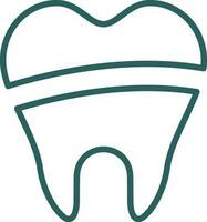 Dental Füllung Vektor Symbol Design