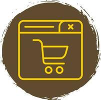 Einkaufen online Vektor Symbol Design