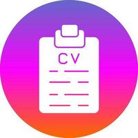 CV vektor ikon design