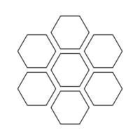 Formen von Honig süß isolierte Symbol vektor