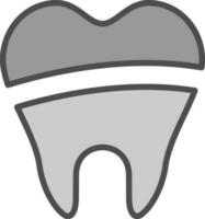 Dental Füllung Vektor Symbol Design