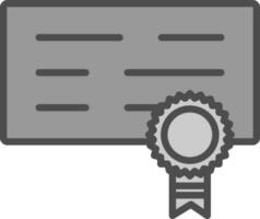 Diplom-Vektor-Icon-Design vektor