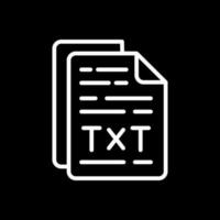 TXT Datei Vektor Symbol Design