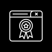 Award-Vektor-Icon-Design vektor