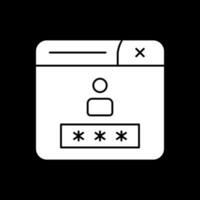 logga in vektor ikon design