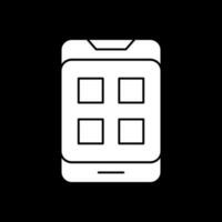 Handy, Mobiltelefon App Vektor Symbol Design