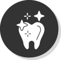 friska tand vektor ikon design