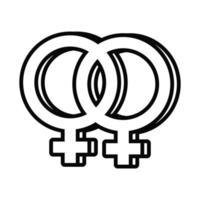 Symbol für das Symbol der sexuellen Orientierung vektor
