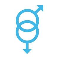 Homosexuell Symbol Symbol vektor