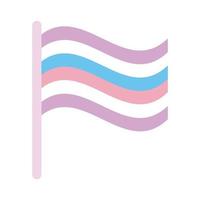 bigender pride flagga vektor