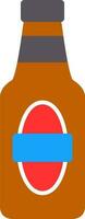 öl flaska vektor ikon design