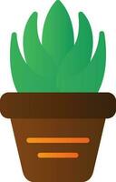 Aloe Vera-Vektor-Icon-Design vektor