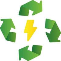 Energieverbrauch-Vektor-Icon-Design vektor