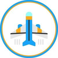 Flugzeug-Vektor-Icon-Design vektor