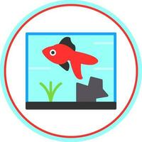 Aquarium-Vektor-Icon-Design vektor