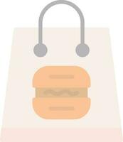 lunch väska vektor ikon design