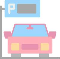 parkering vektor ikon design