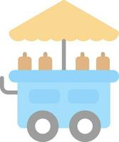 Food Cart Vektor-Icon-Design vektor