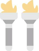 flambeaux vektor ikon design