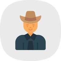 Cowboy-Vektor-Icon-Design vektor