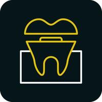 Dental Krone Vektor Symbol Design