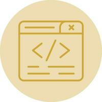 Design von Vektorsymbolen für die Webprogrammierung vektor