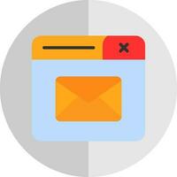 Kontakt Mail Vektor Symbol Design