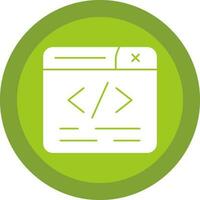 Design von Vektorsymbolen für die Webprogrammierung vektor