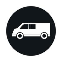 Automodell-Transport-Fahrzeuggeschwindigkeitsblock und flaches Icon-Design vektor