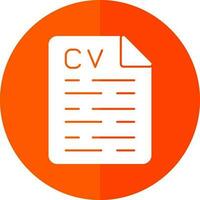 cv-Vektor-Icon-Design vektor