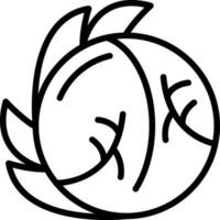 Weiß Kohl Vektor Symbol Design