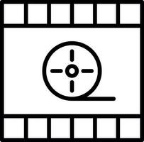 Film Spule Vektor Symbol Design