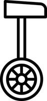 Einrad Vektor Symbol Design